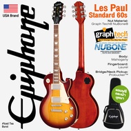 ⭐USA Brand⭐ Epiphone® Inspired by Gibson Les Paul Standard 60s กีตาร์ไฟฟ้า ทรง Les Paul ไม้มะฮอกกานี
