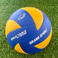 ลูกวอลเลย์บอลหนังพียู PU Grand Sport หนังอัด รุ่น WORLD TOUR 3 # 332051 เบอร์ 5 (ของแท้ 100%) (ฟรีตา
