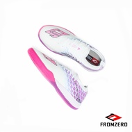 Fromzero - Sepatu Futsal Pria Fromzero Starkia Dakkar White Violet/Pink IN Original