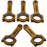 Titanize EN24 4340 Steel Connecting Rods+ARP Bolts For Volvo 850 C70 V70 S60 S70 for S60 S70 2.3 T5 