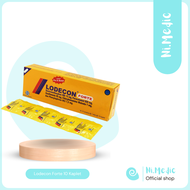 LODECON FORTE 10 KAPLET | Nimedic | Obat meringakan gejala flu demam dan hidung tersumbat