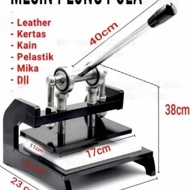 Mesin Press Plong Pola Bahan Kain Kulit Kertas Plastik