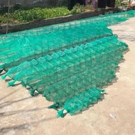 Bagua cage net for catching shrimp, crab and fish with 3mm eye holes, length from 4m5 to 8m, cage ne