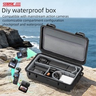 Kotak simpanan digital kalis air untuk DJI Pocket 4、3/DJI Osmo 360、Action 6、5、4 Beg perjalanan mudah