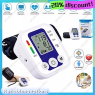 RehabInnovations Original Rechargeable Digital Blood Pressure Monitor Arm Type Accurate Meter