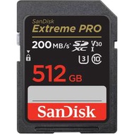 &lt;SUNLINK&gt;SanDisk 512G 512GB Extreme Pro SDXC 記憶卡 200MB/s 公司貨