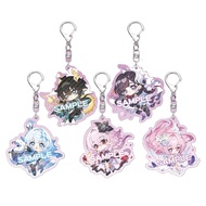 Cartoon Figure Cyrene Evernight Dan Heng Pendant Keychain Game Honkai:Star Rail Key Chain Backpack B