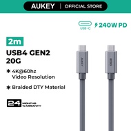 Aukey CB-DCC321 Circlet Mix 20G 2m USB4 GEN2 20Gbps USB-C to USB-C Cable
