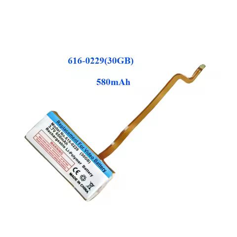 For IPod 5th Video 60GB 80GB 6th Gen Classic Thick 160GB 616-0232 Battery 616-0229 30GB A1238 A1136