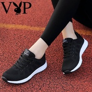 kasut perempuan sukan kasut perempuan Kasut Wanita Playboy VIP Kasut Sukan Musim Semi dan Musim Panas Wanita Korea Trend Mesh Breathable Student Running Casual Shoes