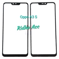 kaca lcd oppo a3 s/kaca depan lcd oppo a3s a 3s