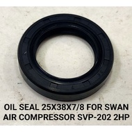 OIL SEAL 25X38X7/8 FOR SWAN AIR COMPRESSOR SVP-202 2HP