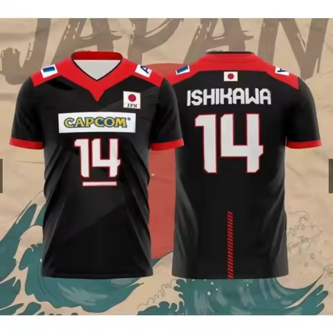 Japan Volleyball Jersey Men Women Clothes R.Takahashi No.21 Ishikawa No.14 Sports Casual Breathable