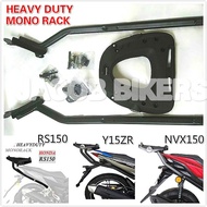 MONORACK YAMAHA Y15ZR Y16ZR VVA HONDA RS150 RSX150 WINNE NVX155 R15/V3 AEROX RACK HEAVY DUTY BOX MON