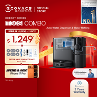 [NEW] ECOVACS DEEBOT T30S COMBO ROBOT + STICK VACUUM | 11000 PA | TRUEDGE™ MOPPING | ZEROTANGLE™ PET