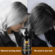 Black hair shampoo-Black hair matter shampoo-Hair loss shampoo 300ML Polygonum multiflorum White hair naturally turns black Fix and prevent hair loss
