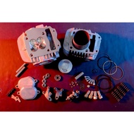 Wave125 Set 4v Cover.+Piston + Original Style Shirt Piston 57/59/66/70 Complete With Equipment As Sh