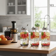 NEX Rustproof Mason Jar Lid With Pour Spout For Beverage Dispensing Kitchen Gadget Stainless Steel S