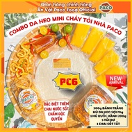Mới combo DA GÀ/DA HEO/TỐP MỠ ăn kèm bánh tráng phơi sương kèm chai sốt và túi bơ độc quyền Paco Foo