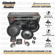 Speaker split Komponen bass car audio Fabulous sound FS 68 /Speaker 65 inch set