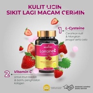 [BUY 2 FREE 1] READY STOCK LORRAINE C VITAMIN C MENGURANGKAN PIGMENTASI 60BIJI