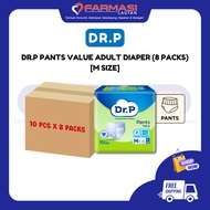 DR.P PANTS VALUE LEVEL 6 ADULT DIAPER M SIZE (8 PACKS)