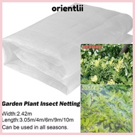 ORIENTLIIY Plant Barrier , White Bird-proof Mosquito Cover,  Pest Control Insect Netting Balcony