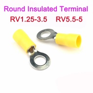 5Pcs Round Insulated Crimp Terminals Cable Wire Connector Crimp