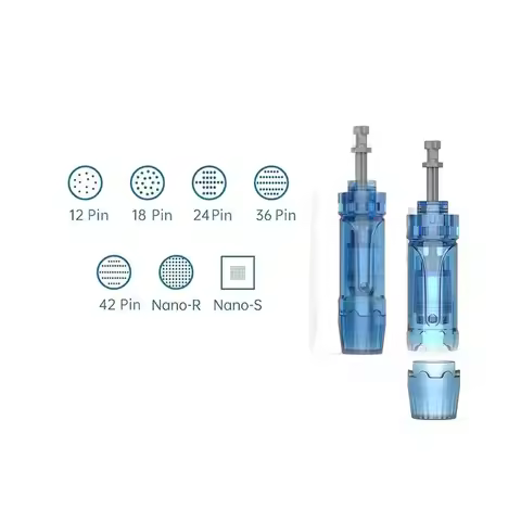 12/ 18 /24 /36 /42 Pin / Round Nano / 3D Replacement Tip Head Bayonet Cartridge Needle for Dr Pen M8