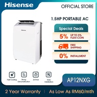 [FREE DELIVERY] Hisense (1.5HP) Non-Inverter Portable Air Conditioner AP12NXG - WITH REMOTE