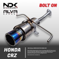 HONDA NDK EXHAUST RACING CRZ DK03V4 MUFFLER Bolt ON NDK CR-Z RACING CARknalpot NDK EXHAUST BRAND