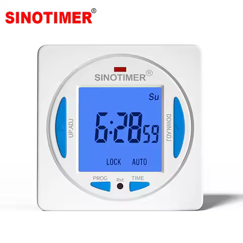 Hot Sale Electronic 7 Days Programmable Digital Time Switch Wet Contact Timer Control AC 220V 10A Re