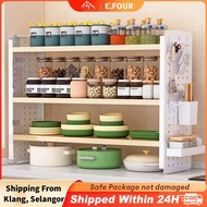 EFOUR 2/3 Tiers Desktop Rack | Multifunctional Tabletop Organizer & Display Shelf | Multipurpose Des