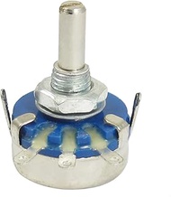 Uxcell a13041000ux0045 WH5-1 Amp 10K ohm Linear Taper Rotary Carbon Potentiometer, 4 mm Round Shaft