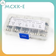GD 100Pcs Set 5x20mm Quick Blow Glass Tube Fuse Assorted Kits,Fast-blow Glass Fuses