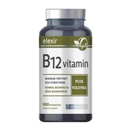 ELEXIR PHARMA Vitamin B12 with Methylcobalamin & Folic Acid Vegetarian Formula