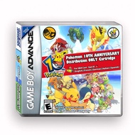 GBA Pokémon Edaran Ulang Tahun Ke-10 Kaset Edaran Jin Pokemon Kaset Permainan GBA