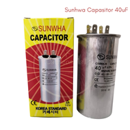 [READY STOCK] Sunwha 25uF/40uFCompressor Capacitor (450VAC 50/60)