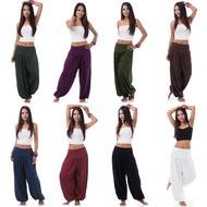 Aladdin Genie Guest Pants With Elastic Legs And Two Side Pockets Without Lining