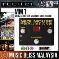Tech 21 MIDI Mouse 3-button MIDI Foot Controller