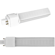 QLEE 2 Pack Gx24q 4 Pin LED Light Bulb 9 Watt PL-C 2U Retrofit Replacement 18W G24q-2 Gx24q-3 990 Lu