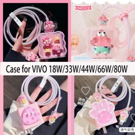 VIVO 66W Charger Protector Set for V27 80W Type C Fast Quick for V29 PRO Charger Cover Vivo 33w Char