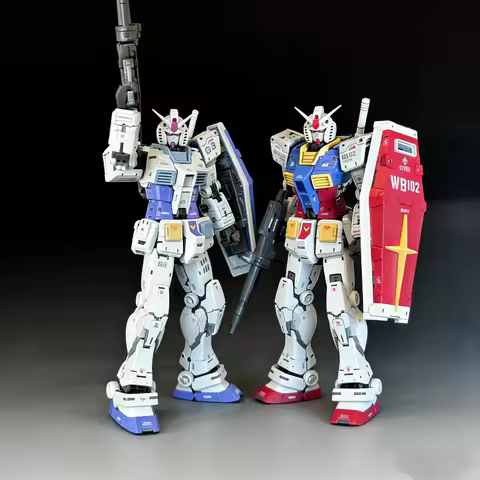 New RG 1/144 RX-78-2 2.0 Yuanzu G3 Action Figures Mech Assembly Model Kit Desktop Ornament Plastic M