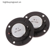 HCVN 1Pc 52MM Round Audio Speaker 4 Ohm/8 Ohm 10W Tweeter Speakers Silk Membrane HIFI Music DIY  Hif