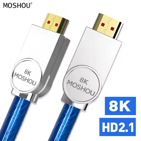 HDMI-compatible Cables 2.1 Amplifier 8K 60Hz 4K 120Hz HDR 4:4:4 UHD 48Gbps HIFI ARC 12 Bit 7680*4320