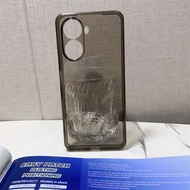 適用nova10se手機殼新款透黑增高保護套全包直邊防摔軟套男女款套矽膠軟套永不發黃復古全包邊扛耐用相框凹凸感-凹糟 直邊 透黑 軟套 華為智選Hi nova 10 SE