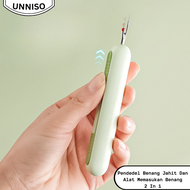 UNNISO - Pendedel Benang Jahit Dan Alat Memasukan Benang  2 In 1