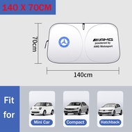 Car Sunshade Umbrella Front Windshield Aluminum Foil Sunscreen Thermal Insulation Sunshade Shield fo