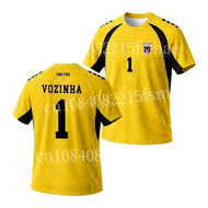 VOZINHA 1 Goalkeeper Jersey Cabo Verde Football Shirt Kid Soccer Kit Cape Verde GK Uniform Orange Ye