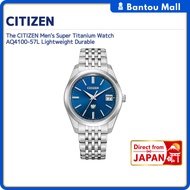 The CITIZEN Men's Super Titanium Watch AQ4100-57L Lightweight DurableDirect from JAPAN
